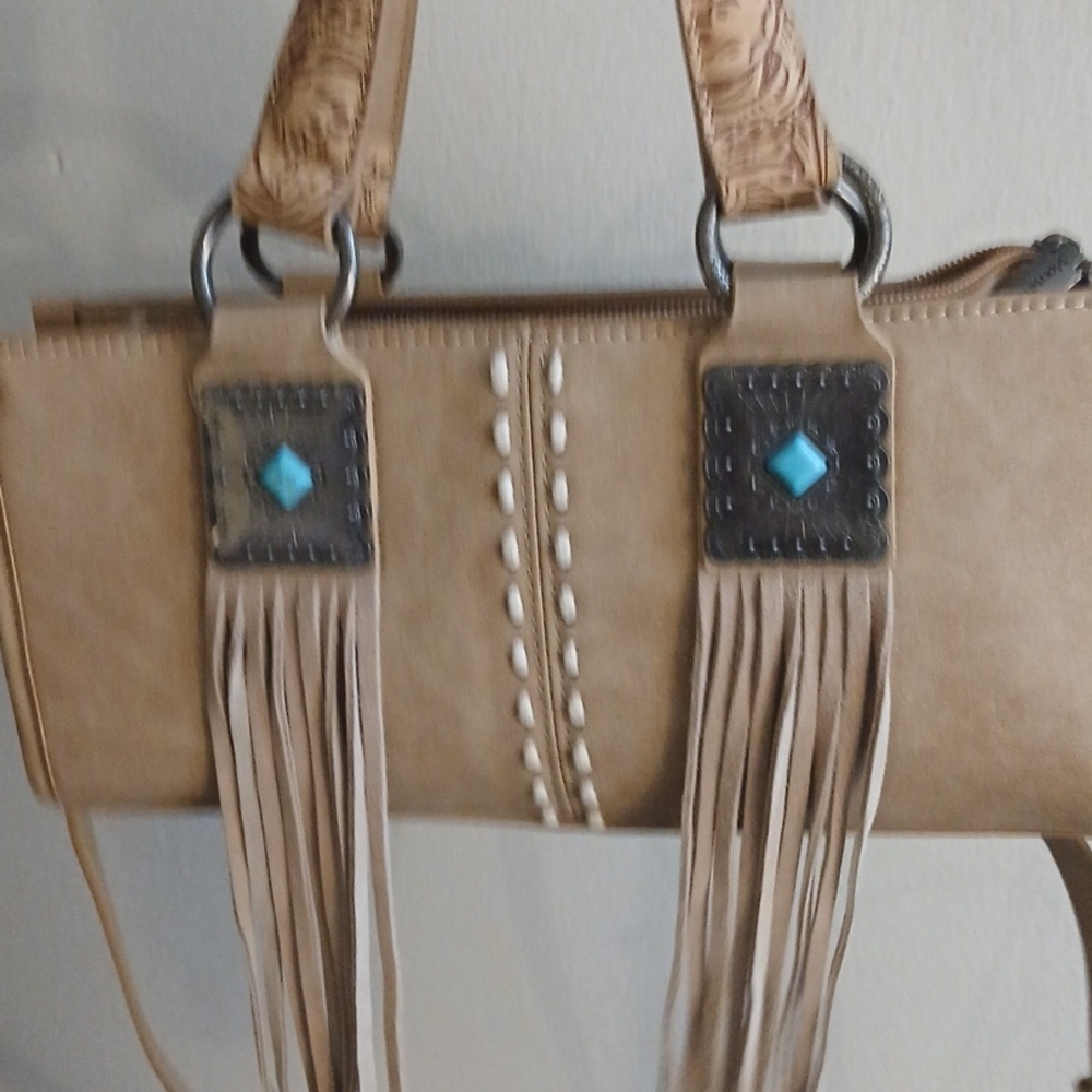 Tan Fringe Women's Bag Montana West
